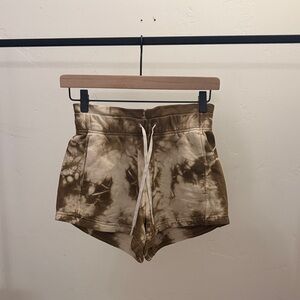 lululemon athletica Brown Tie-Dye Athletic Shorts